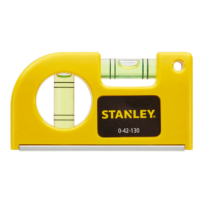 Stanley Stanley 87mm / 3.4" Magnetic Pocket Level 2 Vials (0-42-130) 0-42-130