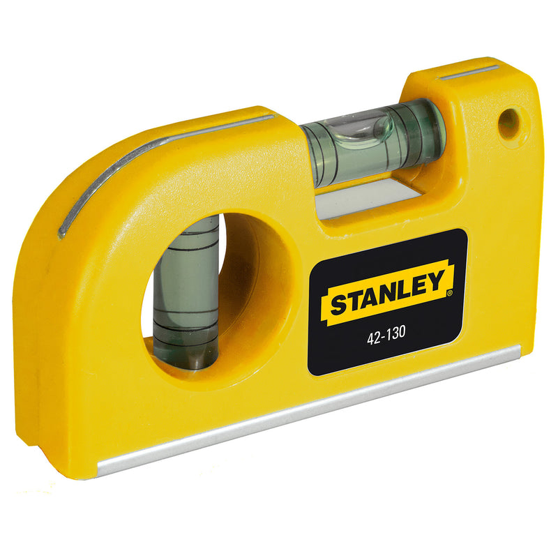 Stanley Stanley 87mm / 3.4" Magnetic Pocket Level 2 Vials (0-42-130) 0-42-130