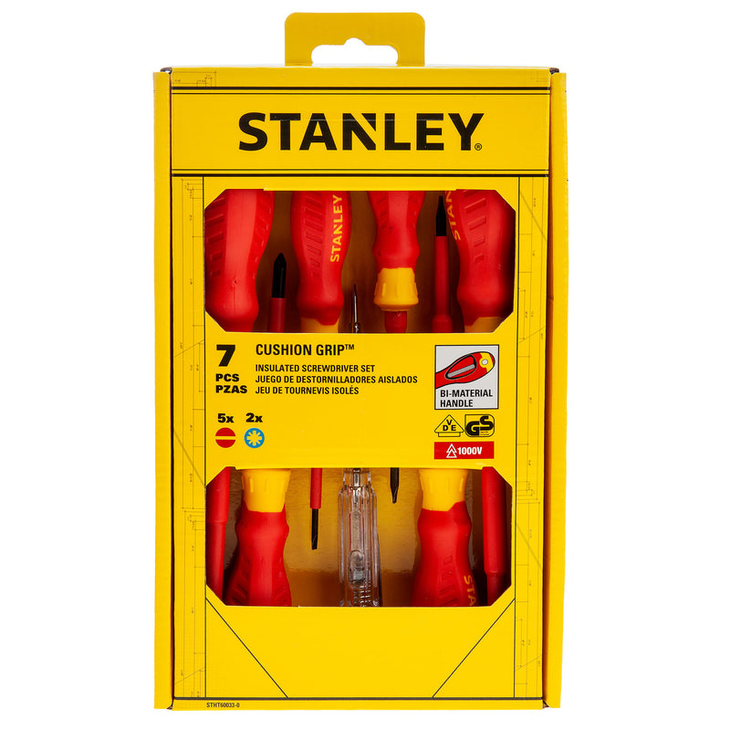 Stanley Stanley STHT60033-0 VDE Insulated Screwdriver Set (7 Piece) STHT60033-0