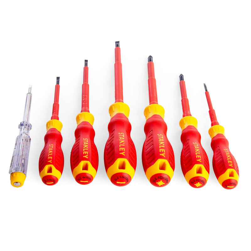 Stanley Stanley STHT60033-0 VDE Insulated Screwdriver Set (7 Piece) STHT60033-0