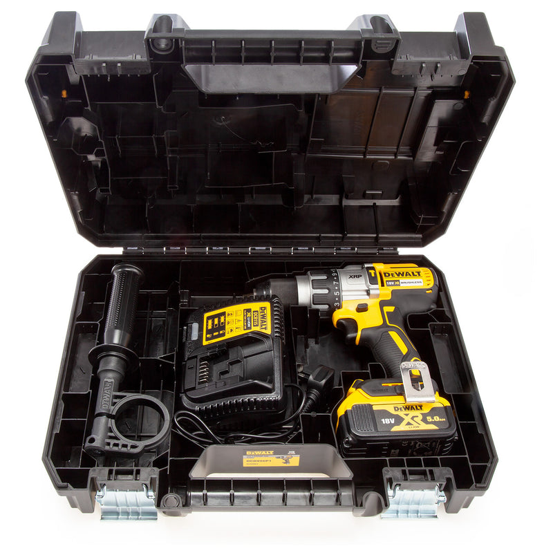 Dewalt Dewalt DCD996P1 18V XR Brushless Combi Drill (1 x 5.0Ah Battery) in TStak Case DCD996P1-GB