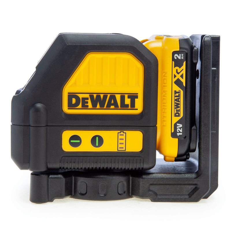 Dewalt Dewalt DCE088D1G 10.8V Green Self Levelling Cross Line Laser (1 x 2.0Ah Battery) DCE088D1G-GB