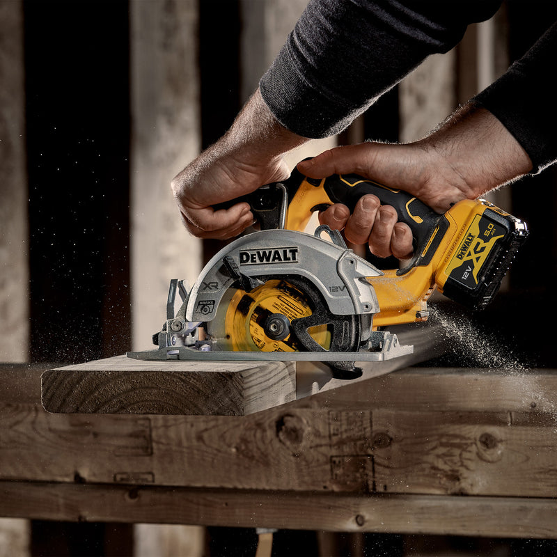 Dewalt Dewalt DCS512P2 12V XR Circular Saw 140mm (2 x 5.0Ah Batteries) in TSTAK Box DCS512P2-GB