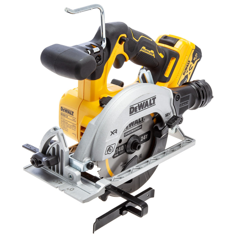 Dewalt Dewalt DCS512P2 12V XR Circular Saw 140mm (2 x 5.0Ah Batteries) in TSTAK Box DCS512P2-GB