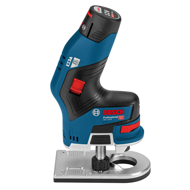 Bosch Bosch GKF 12V-8 Brushless Heavy Duty Edge Router (2 x 3.0Ah Batteries) 06016B0070