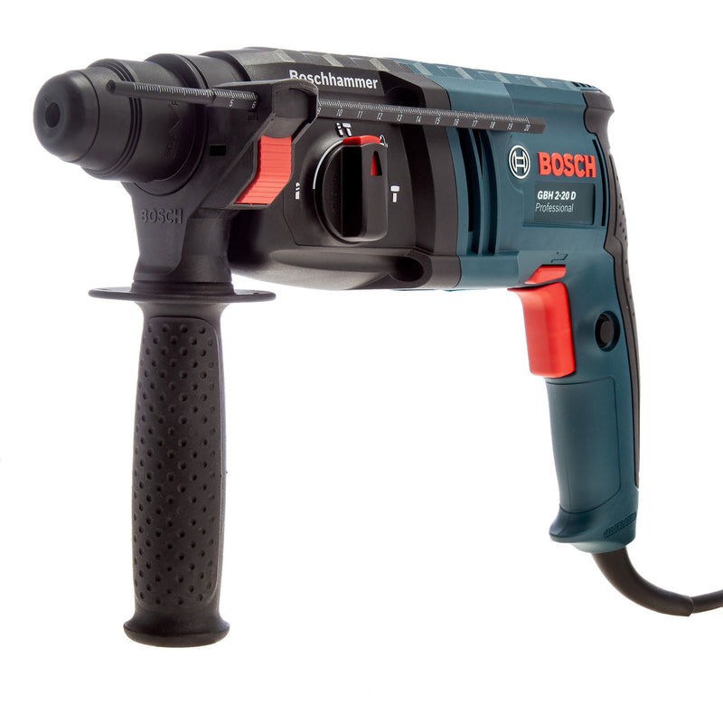 Bosch Rotary Hammer Drill SDS SDS+ 2kg in Case & Chisel Drill Bits 110V GBH220D1