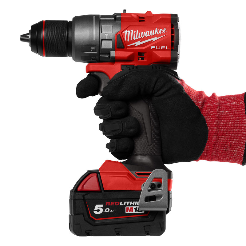 Milwaukee Milwaukee M18 FPP2A3-502X FUEL 4th Generation Combi Drill & Impact Driver (2 x 5.0Ah Batteries) 4933480876