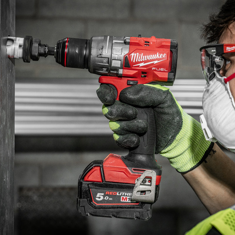 Milwaukee Milwaukee M18 FPP2A3-502X FUEL 4th Generation Combi Drill & Impact Driver (2 x 5.0Ah Batteries) 4933480876