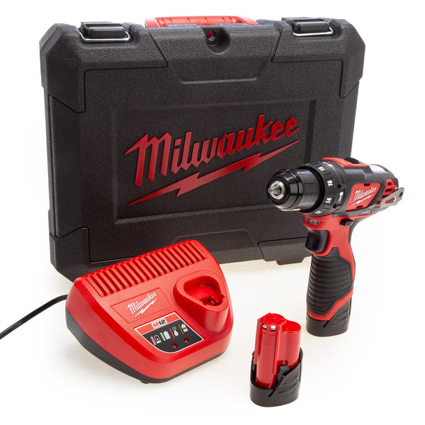 Milwaukee Milwaukee M12 BPD Sub Compact Combi Drill (2 x 2.0Ah Batteries) 4933443889