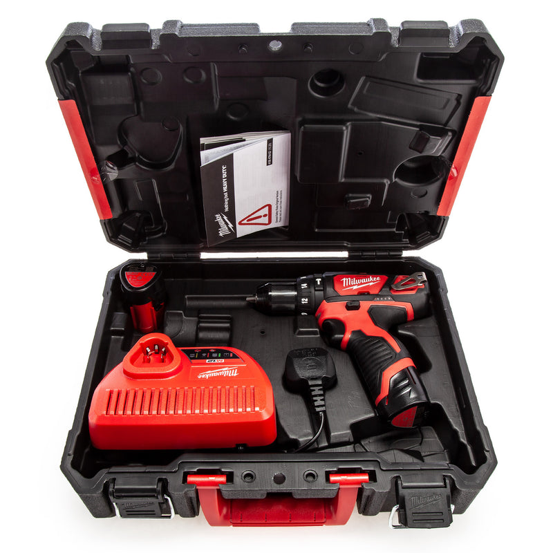 Milwaukee Milwaukee M12 BPD Sub Compact Combi Drill (2 x 2.0Ah Batteries) 4933443889