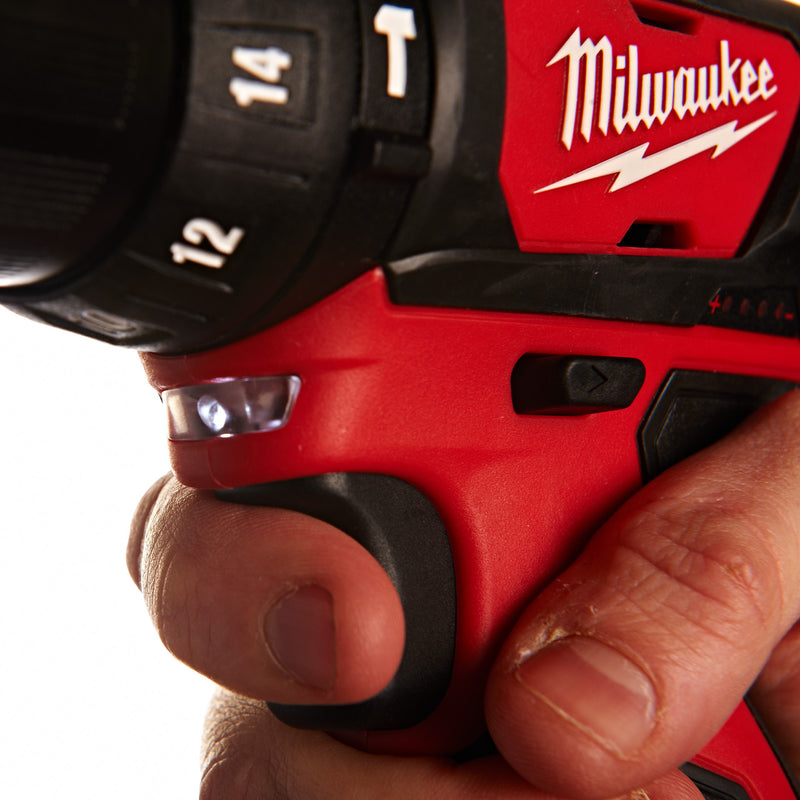 Milwaukee Milwaukee M12 BPD Sub Compact Combi Drill (2 x 2.0Ah Batteries) 4933443889