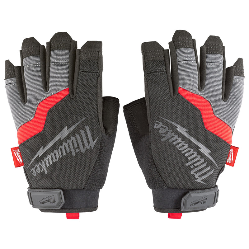 Milwaukee Milwaukee 48229742 Fingerless Work Gloves (Size 9, Large) 48229742