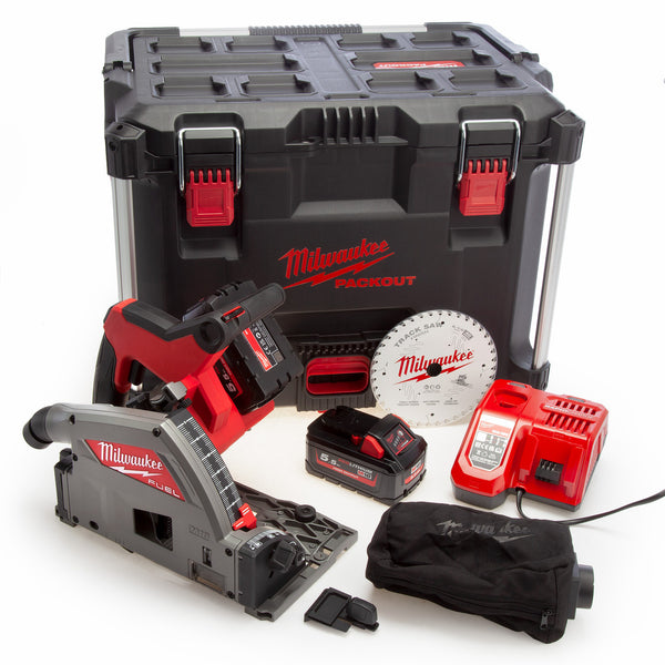 Milwaukee Milwaukee M18FPS55-552P FUEL Plunge Saw 55mm (2 x 5.5Ah Batteries) 4933478779