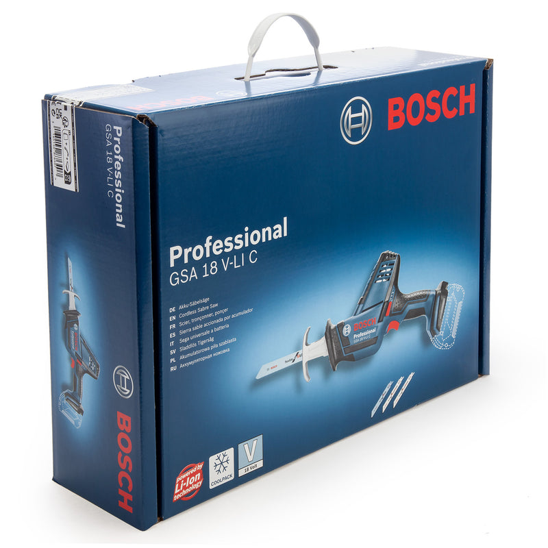 Bosch Bosch GSA 18V-LI C Professional Cordless Sabre Saw (Body Only) 06016A5004