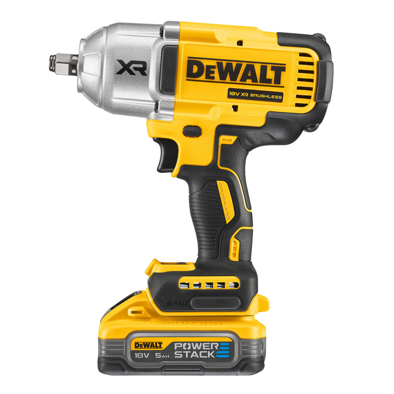 Dewalt Dewalt DCF900H2T 18V XR Brushless 1/2" Hog Ring High Torque Impact Wrench (2 x Powerstack Batteries) DCF900H2T-GB