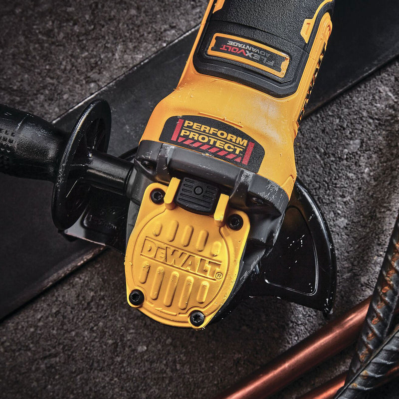 Dewalt Dewalt DCG409H2T 18V XR 5 inch/125mm Brushless Angle Grinder (2 x 5.0Ah Powerstack Batteries) DCG409H2T-GB