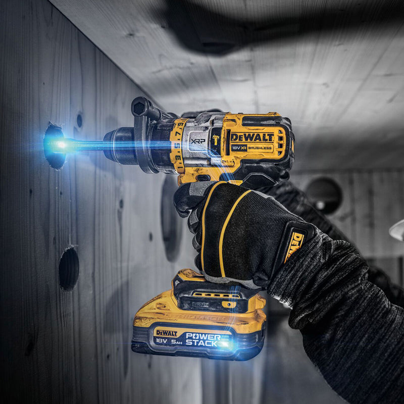 Dewalt Dewalt DCD999H2T 18V XR Brushless Combi Drill (2 x 5.0Ah Powerstack Batteries) DCD999H2T-GB