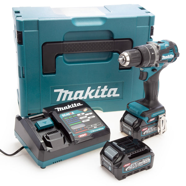 Makita Makita HP002GA202 40Vmax XGT Combi Drill (2 x 2.0Ah Batteries) HP002GA202