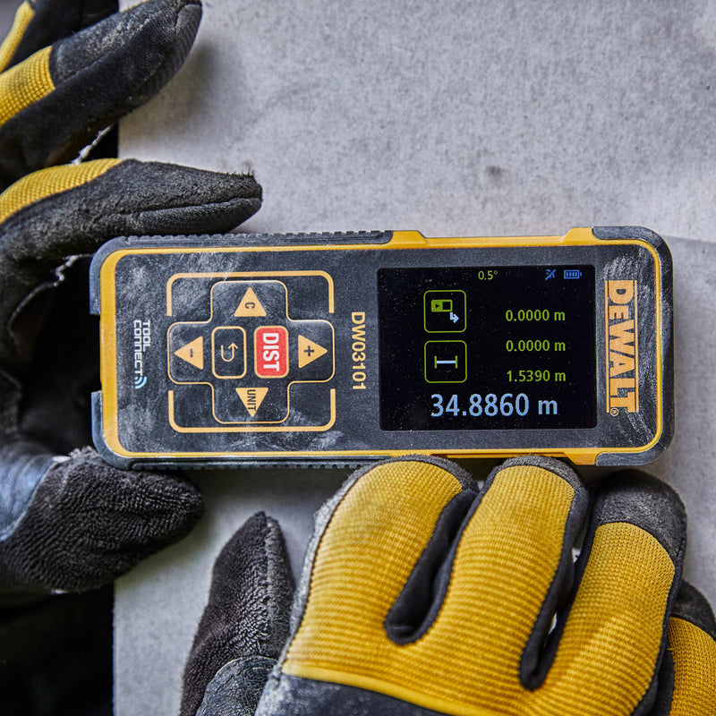 Dewalt Dewalt DW03101 Laser Distance Measure with Bluetooth 100 Metres DW03101-XJ