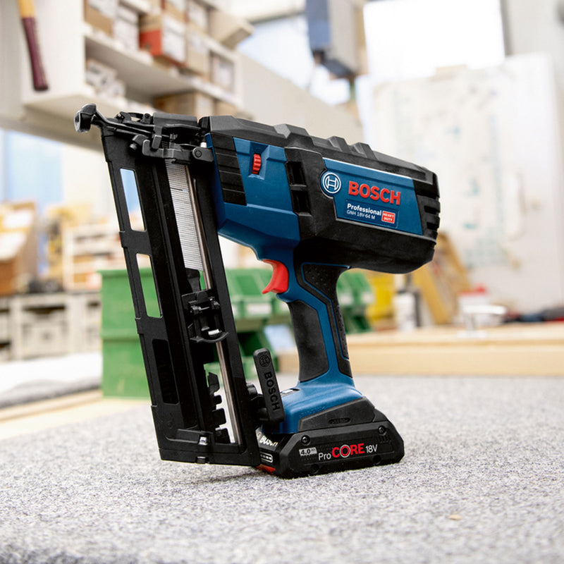 Bosch Bosch GNH 18V-64 M Professional Wood Nailer (Body Only) in L-Boxx 0601481001