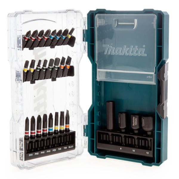 Makita Makita E-07048 Screwdriver Bit Set in Clear Case (28 Piece) E-07048