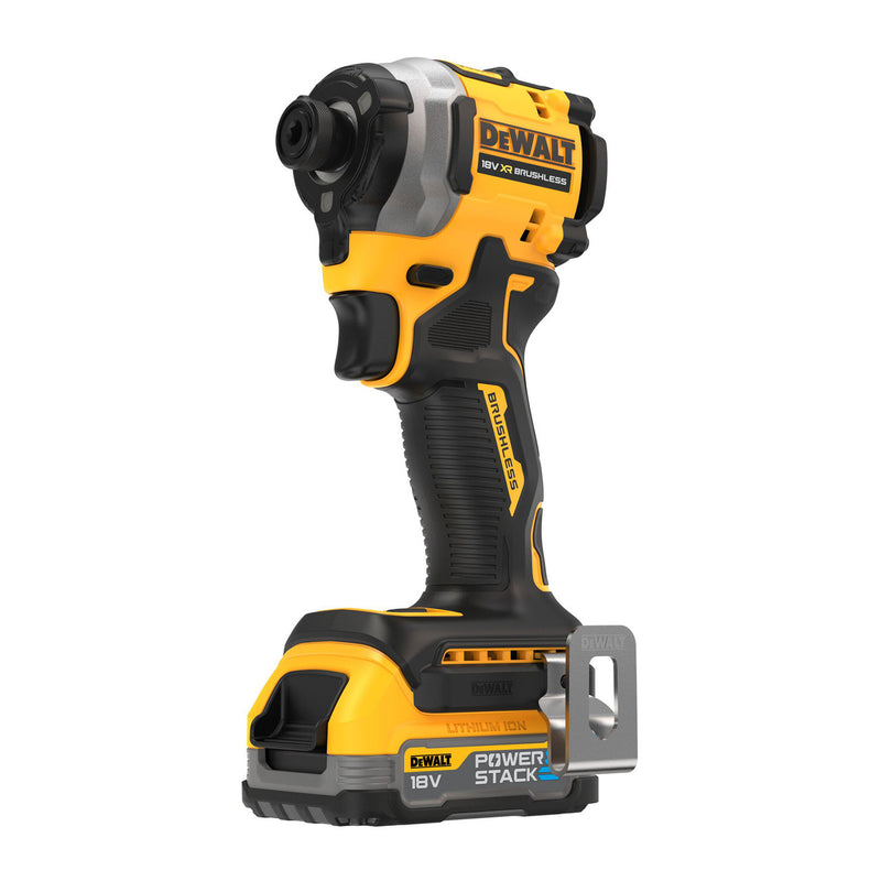 Dewalt Dewalt DCK2052H1E1T 18V XR Combi Drill & Impact Driver Twin Pack (2 x Powerstack Batteries) DCK2052H1E1T-GB