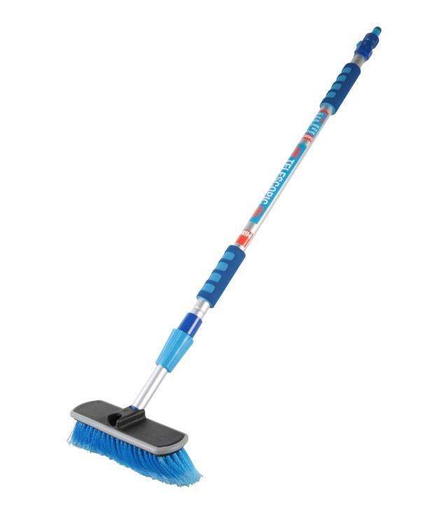 Hilka Water Fed Brush 1.6m Telescopic Extending Caravan Window Cleaning 84992001