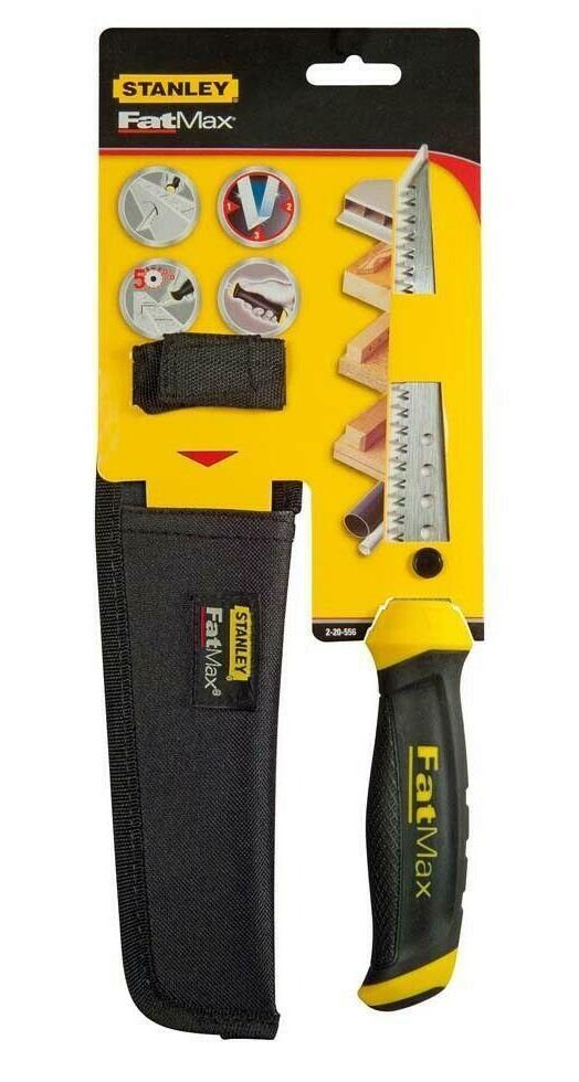 Stanley Plasterboard Jab Saw FatMax & Scabbard Drywall Cutter STA720556 New