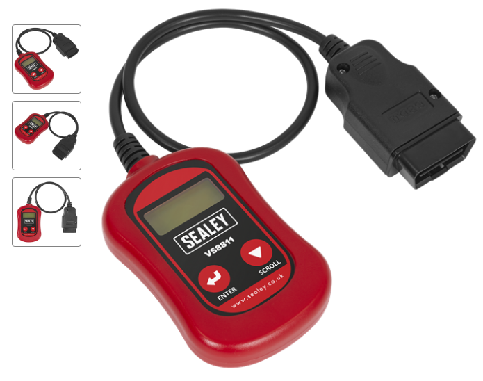 Sealey Fault Code Reader Engine Diagnostic Scanner Reset Tool OBD EOBD VS8811